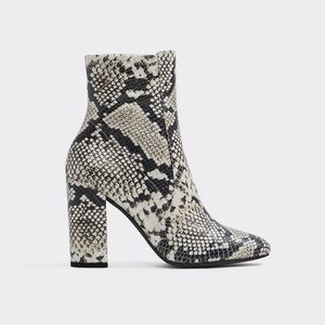 Aldo “Aurella” Snakeskin Booties